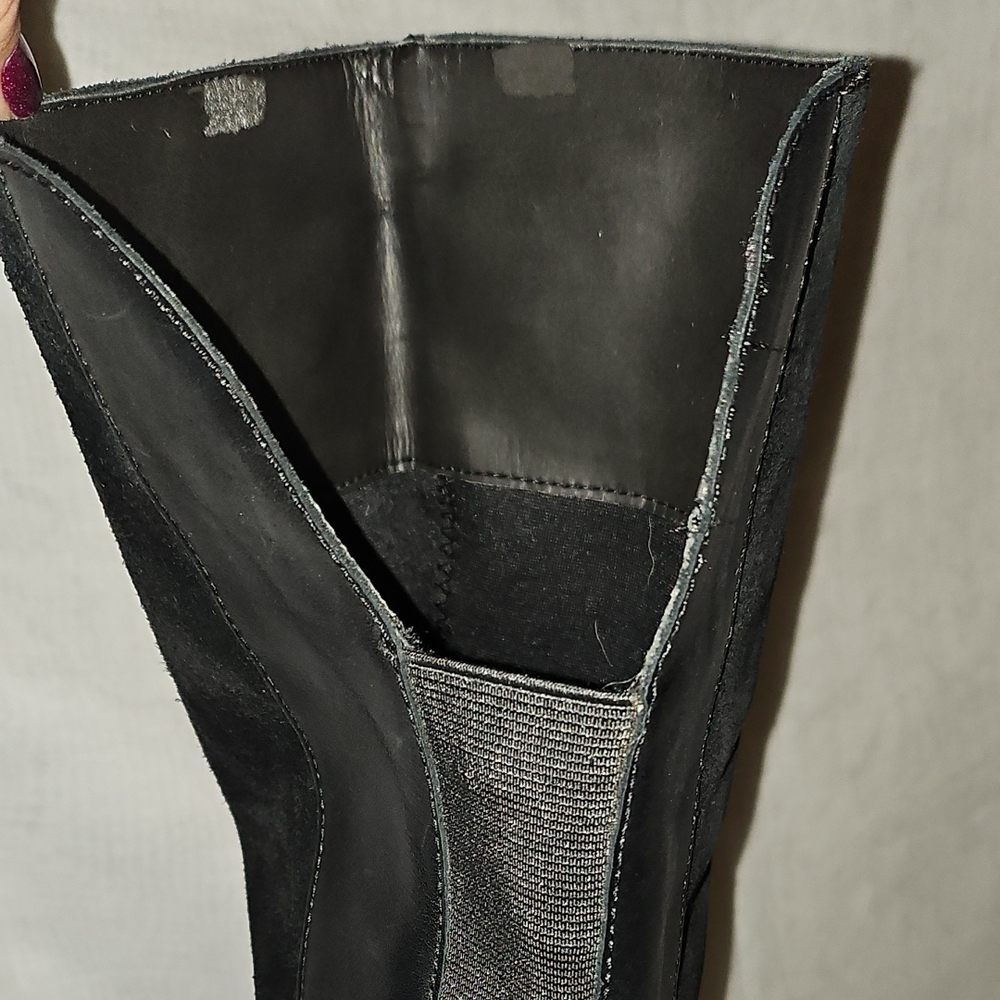 Lucky Brand Zosha Over the Knee Black Boots Size 8 - Picture 13 of 16